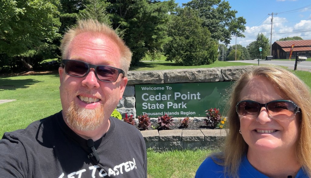 Camping at Cedar Point State Park in Clayton, NY